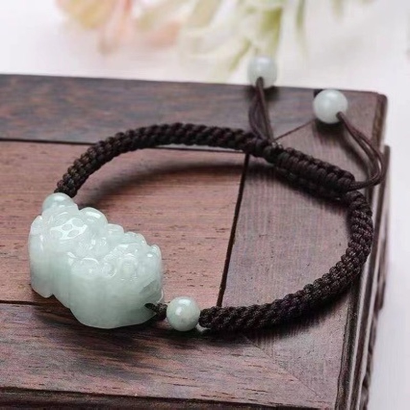 Jewelry & Watches Spółka Z Ograniczoną Odpowiedzialnością Sp Z Oo - Bracciale Pixiu in Giadeite Naturale di