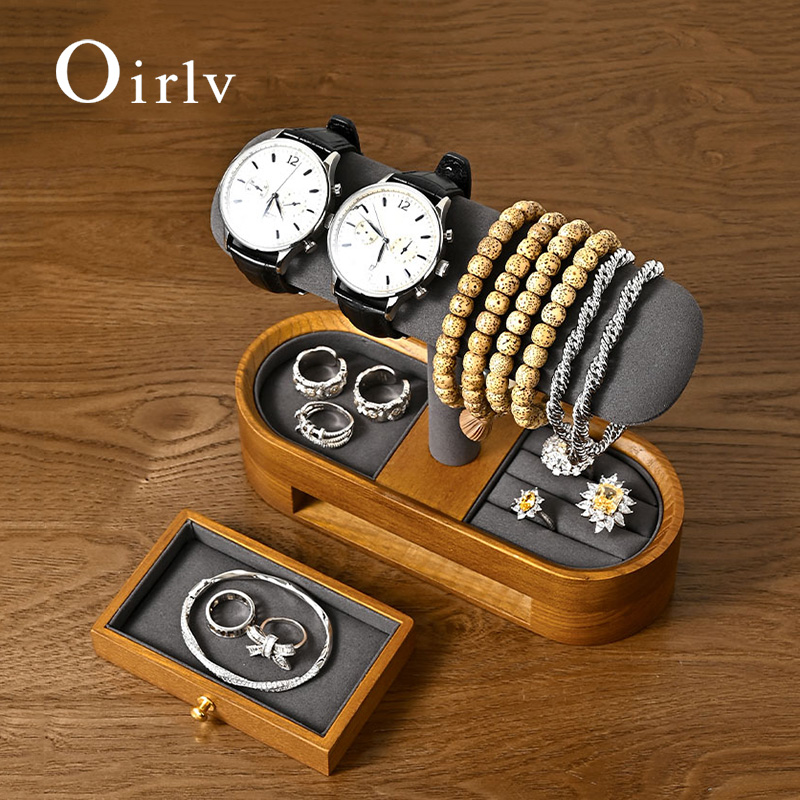 Jewelry Organizer Watches - Oirlv Organizzatore per orologi in legno