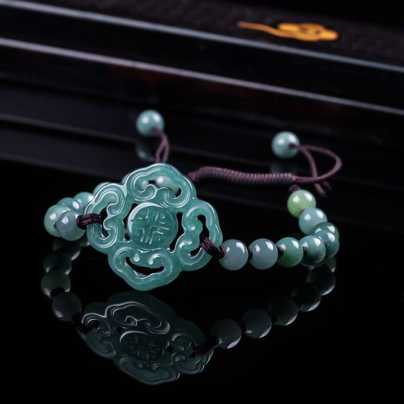 Jewelry & Watches Spółka Z Ograniczoną Odpowiedzialnością Sp Z Oo - Bracciale in giadeite naturale di grado