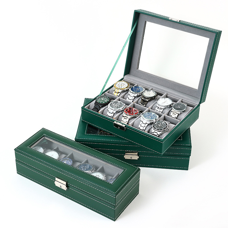 Jewelry And Watches Exhibition - VANSIHO Scatola per orologi in pelle