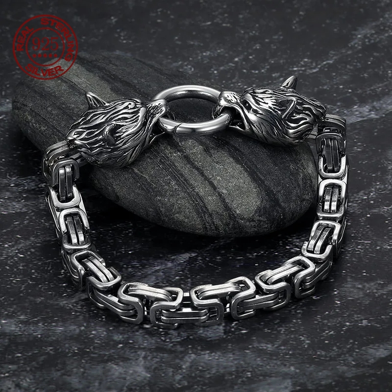 Wolf Jewelry & Watches Tampa Reviews - Bracciale in argento sterling S925 con