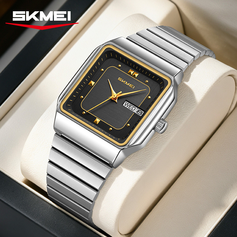 Automatic Watch Winder - SKMEI Orologio al Quarzo Classico Oro