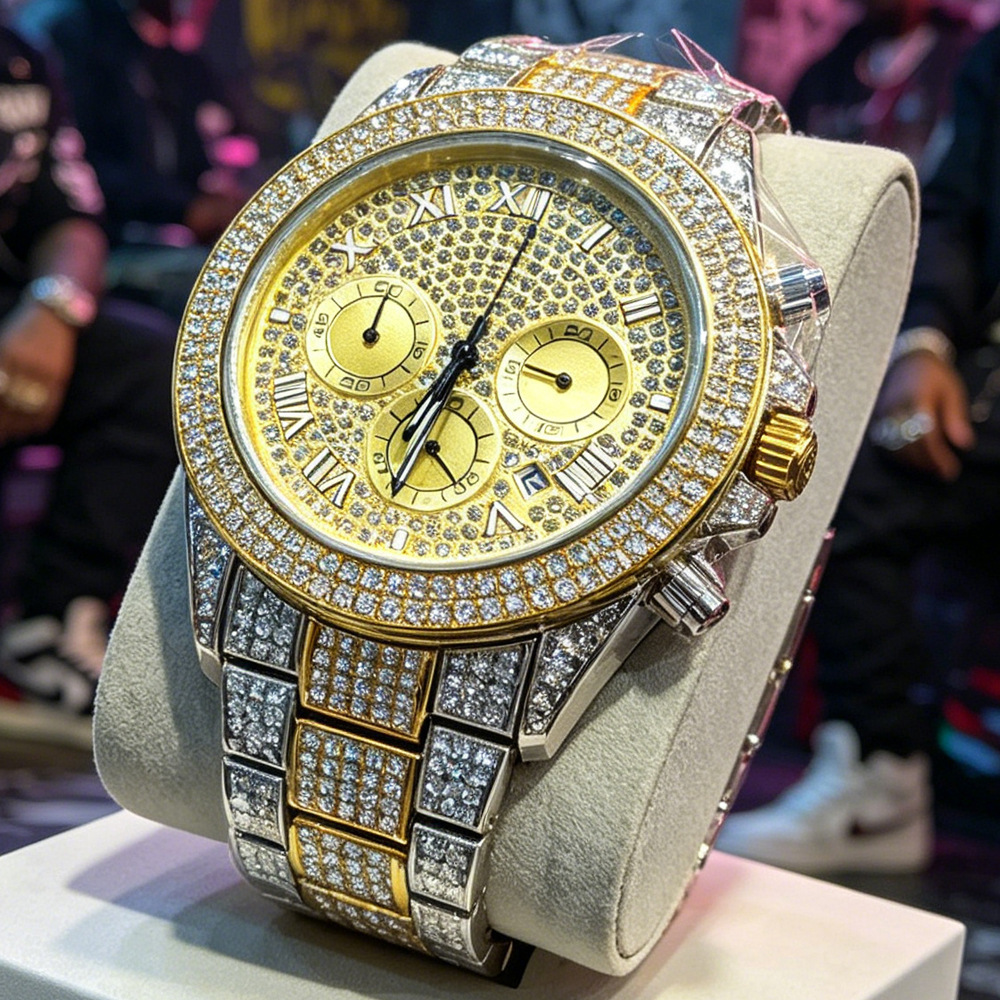 Orologio al Quarzo Hip Hop Ice - Jewelry And Watches Luxury Brand recensione e prezzo
