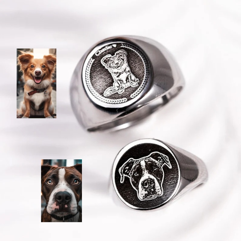 Anello con incisione personali - Mens Signet Ring recensione e prezzo