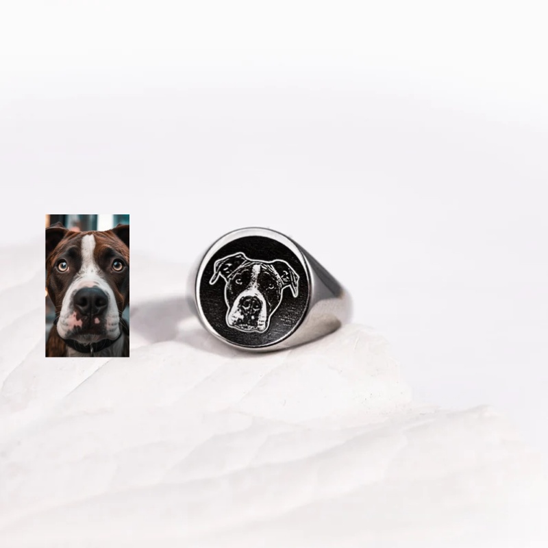 Anello con incisione personali - Mens Signet Ring recensione e prezzo