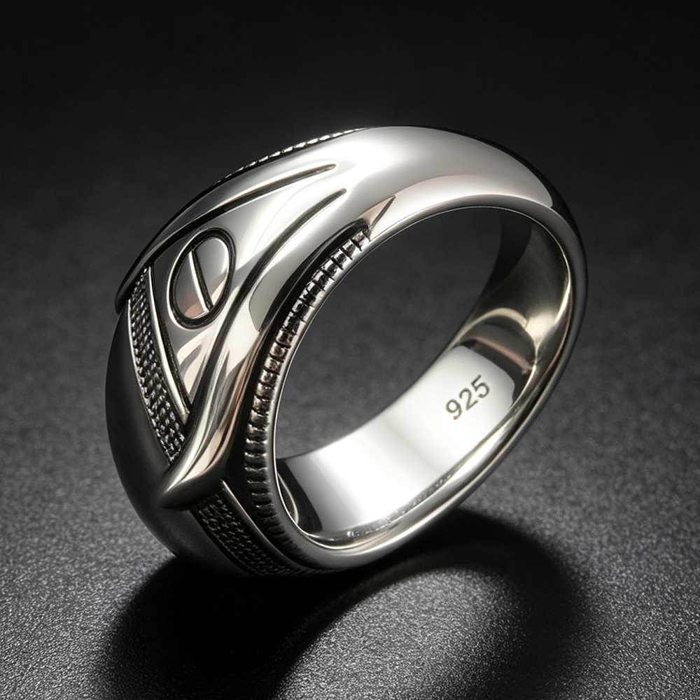 Anello con sigillo in agata in - Mens Signet Ring recensione e prezzo