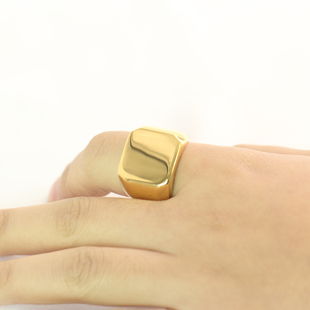 Incisione gratuita nuovo argen - Mens Signet Ring recensione e prezzo