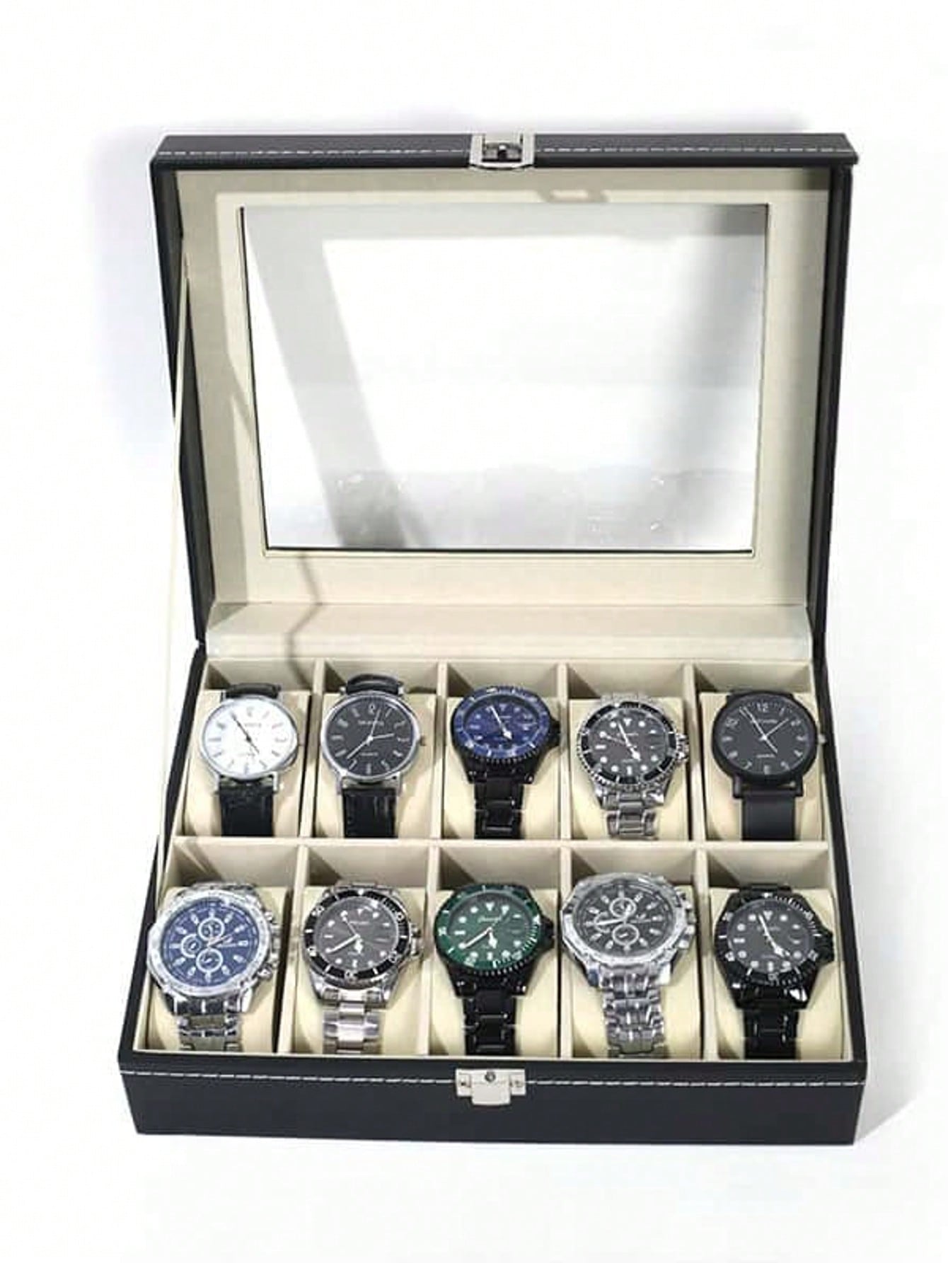 Scatola Porta Orologi in Pelle - Jewelry Organizer Watches recensione e prezzo