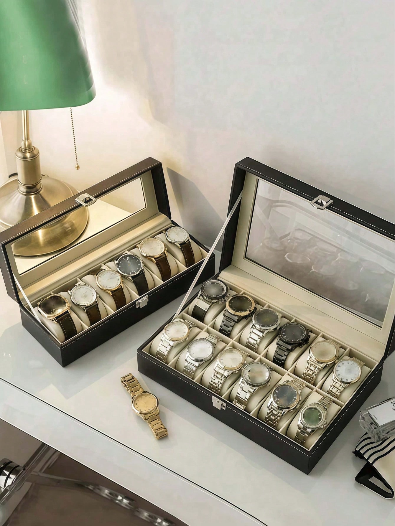 Scatola Porta Orologi in Pelle - Jewelry Organizer Watches recensione e prezzo