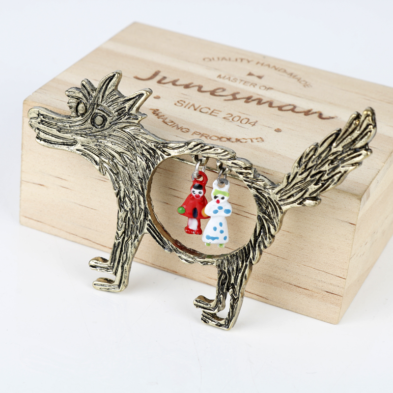 Vintage Wolf And Babies spilla - Wolf Jewelry & Watches Tampa Reviews recensione e prezzo