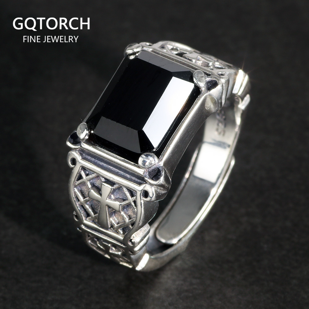 Gioielli vintage punk in argen - Mens Signet Ring recensione e prezzo