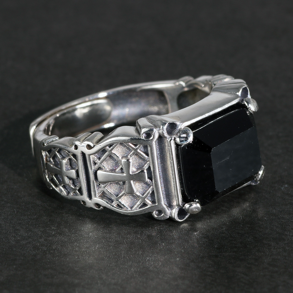 Gioielli vintage punk in argen - Mens Signet Ring recensione e prezzo