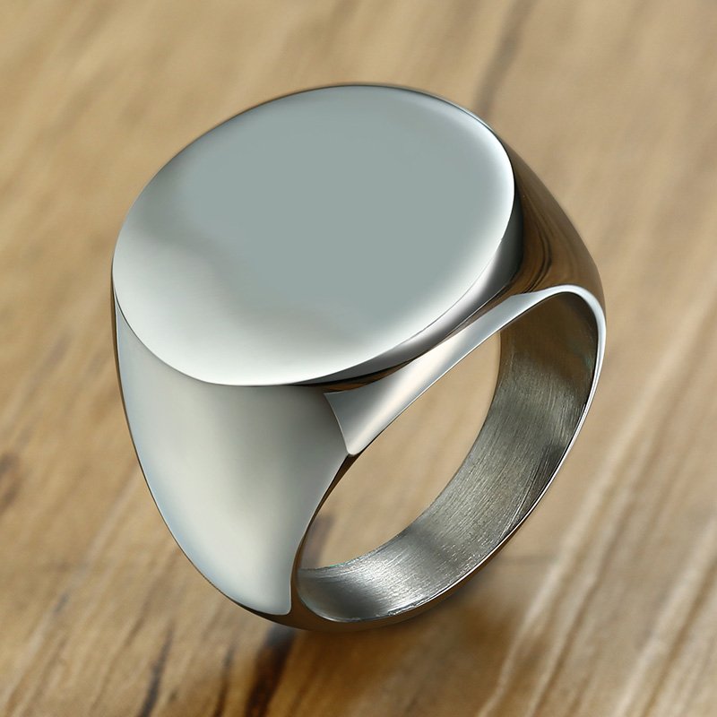 Vnox elegante modello caratter - Mens Signet Ring recensione e prezzo